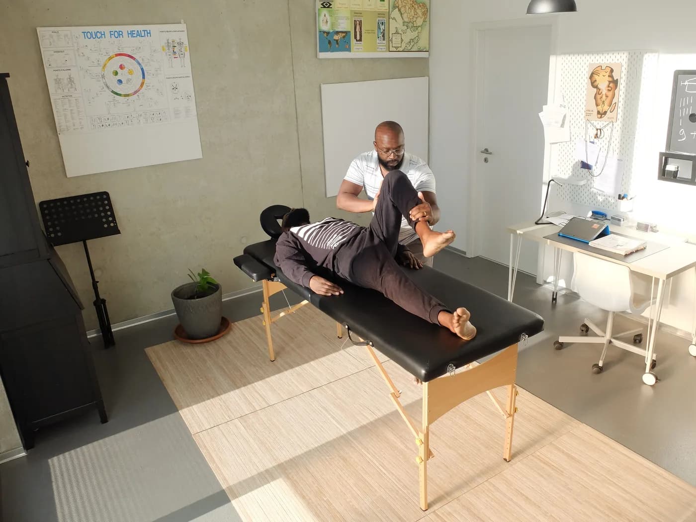 Patient receiving neurological rehabilitation at Neuroflex Kenya in Nairobi